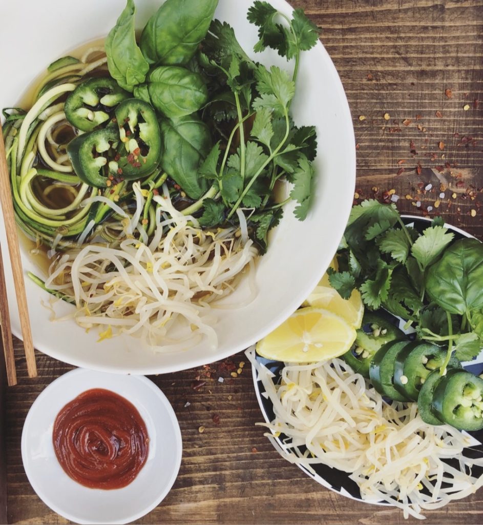 Easy Zoodle Pho with 